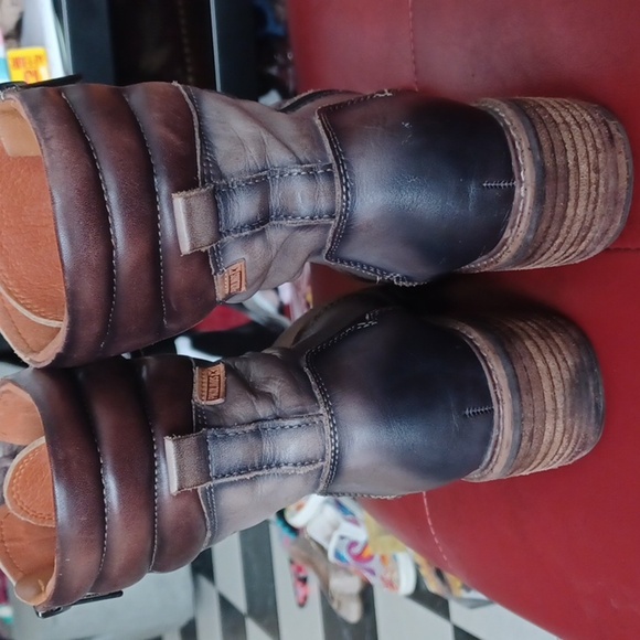 Pikolinos San Sebastian Dark Gray Combat Boots size 39 US 8-8.5 - Picture 3 of 7